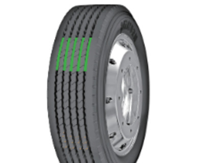 385/55 R22.5 Dynacargo Y219 160K Причіпна вантажна шина